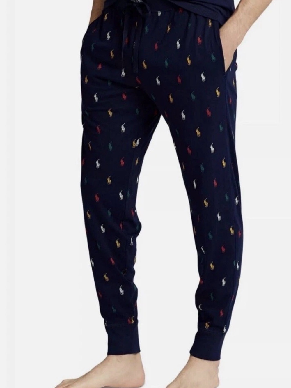 🆕Polo by Ralph Lauren Sleep Pants in Navy Allover Pony